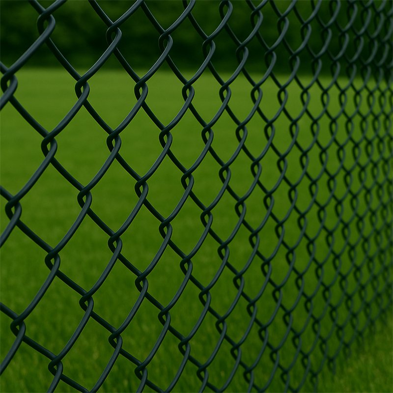 Black Chain Link Fence