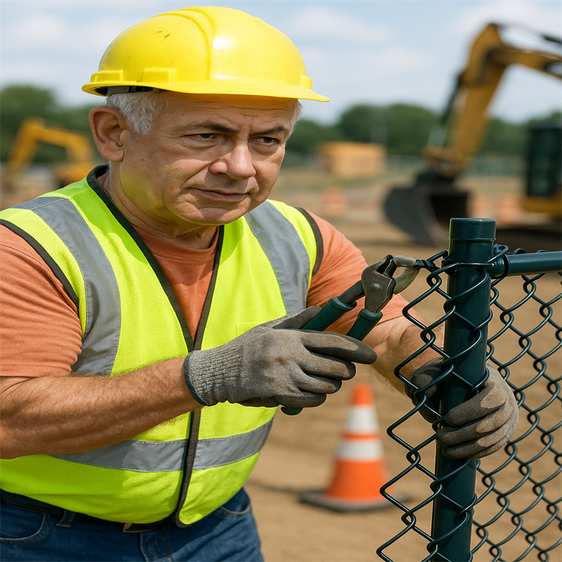 PVC Chain Link Fence