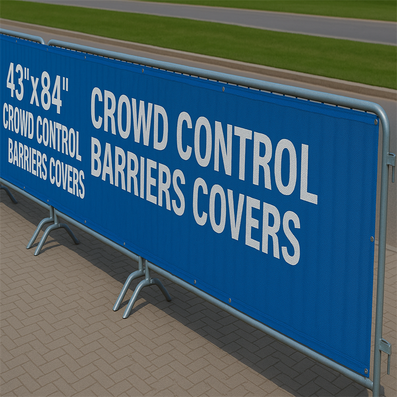 Crowd Control Barriers Covers