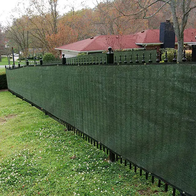 High Quality 6&prime; X 50&prime; Green Mesh Privacy Screen for Chain Link Fence.
