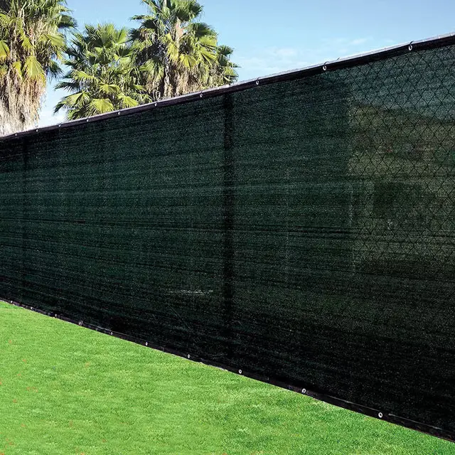 High Quality 6&prime; X 50&prime; Green Mesh Privacy Screen for Chain Link Fence.