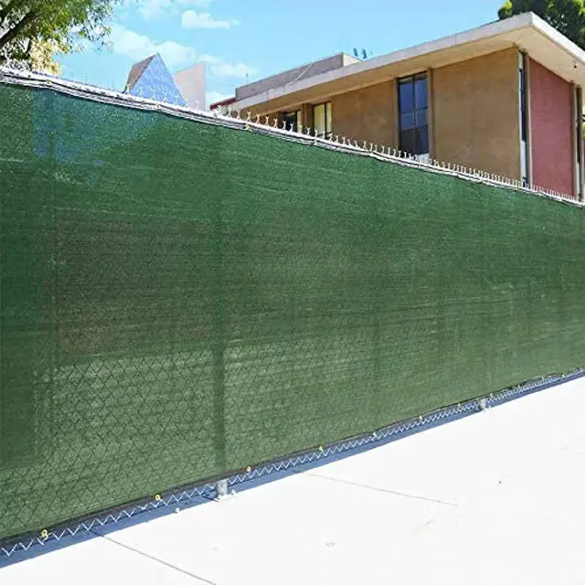 High Quality 6&prime; X 50&prime; Green Mesh Privacy Screen for Chain Link Fence.
