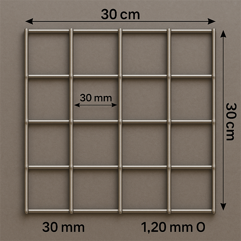Welded wire mesh stainless