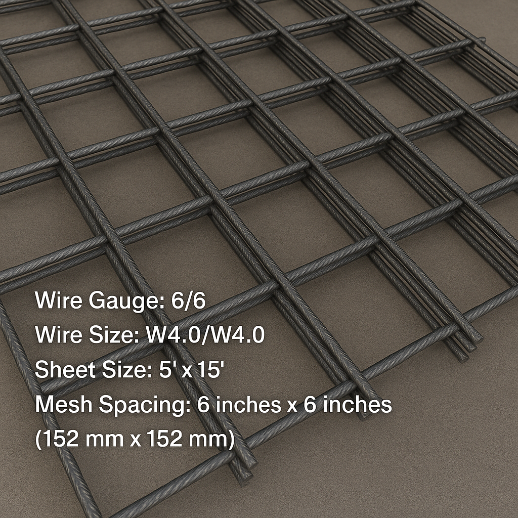 6×6 welded wire mesh