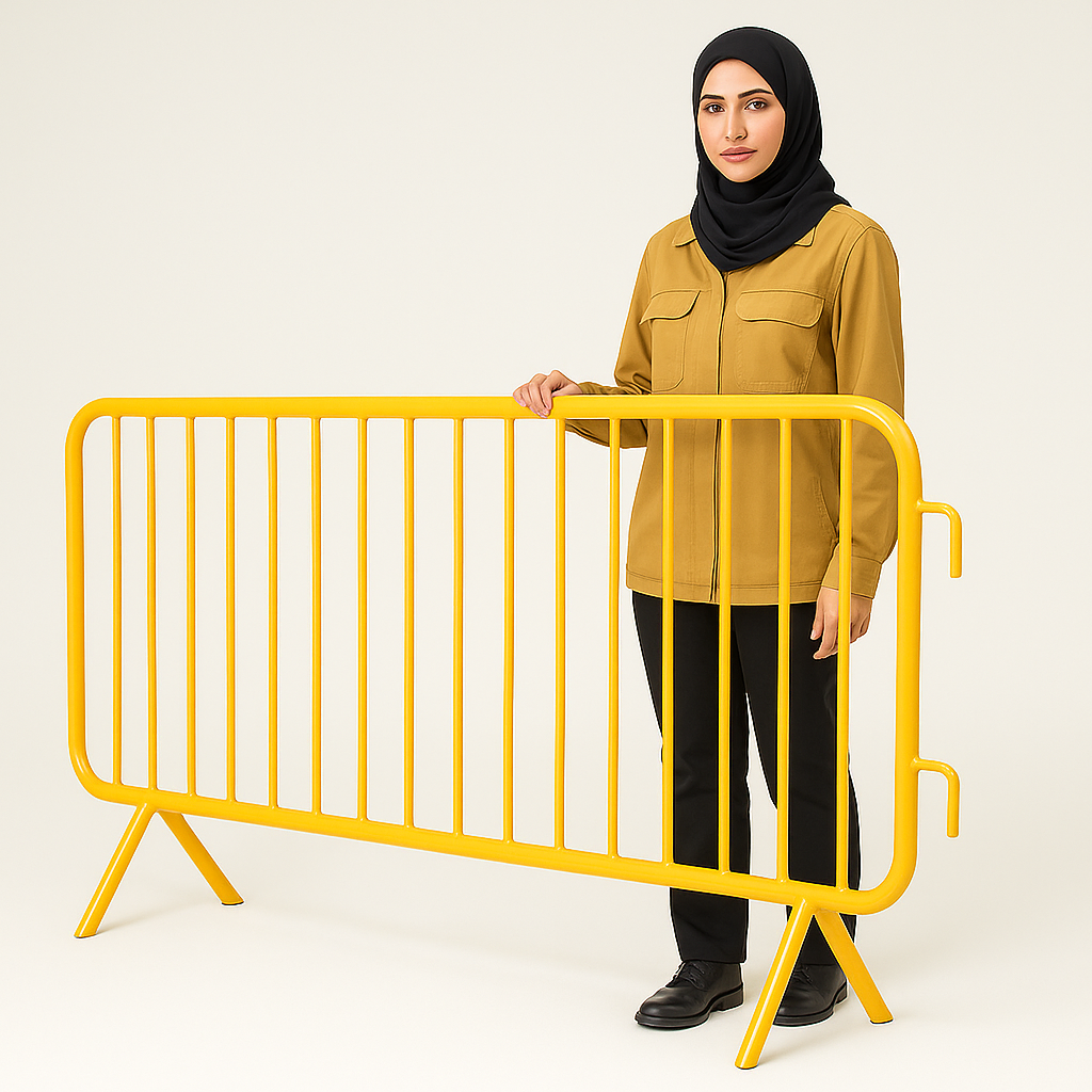 metal crowd control barriers