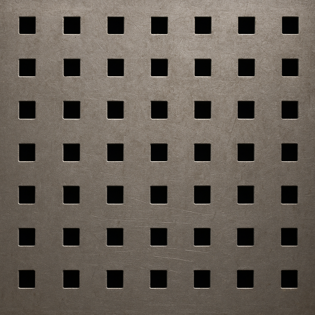  Square Hole Perforated Metal Sheet
