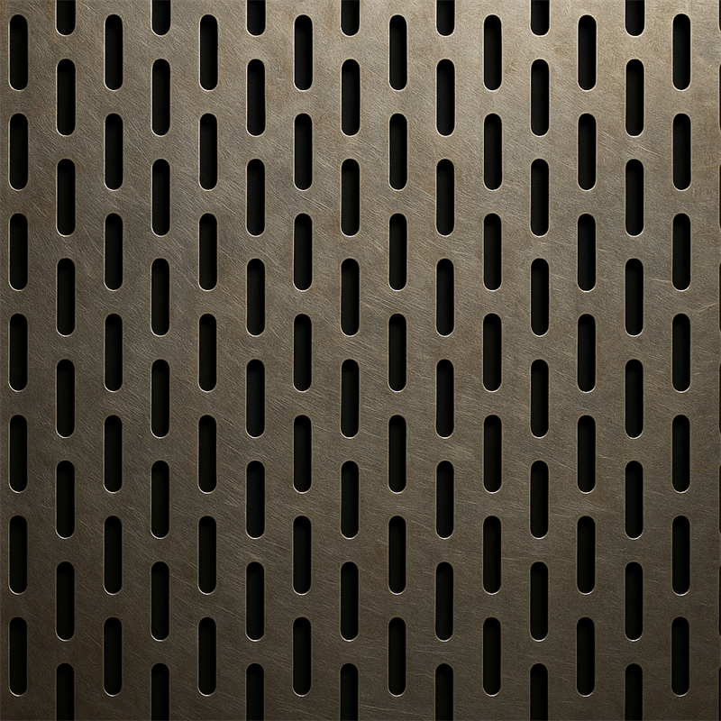 Slotted Hole Perforated Metal