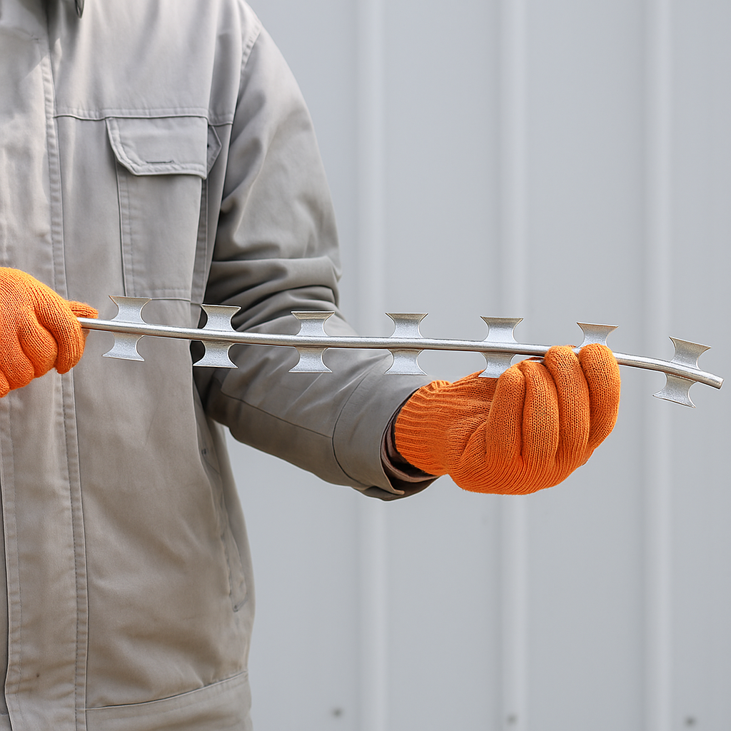 BTO 18 Razor Wire – 18mm Blade, 2.5mm Core, 33mm Spacing | BMP Security Fencing