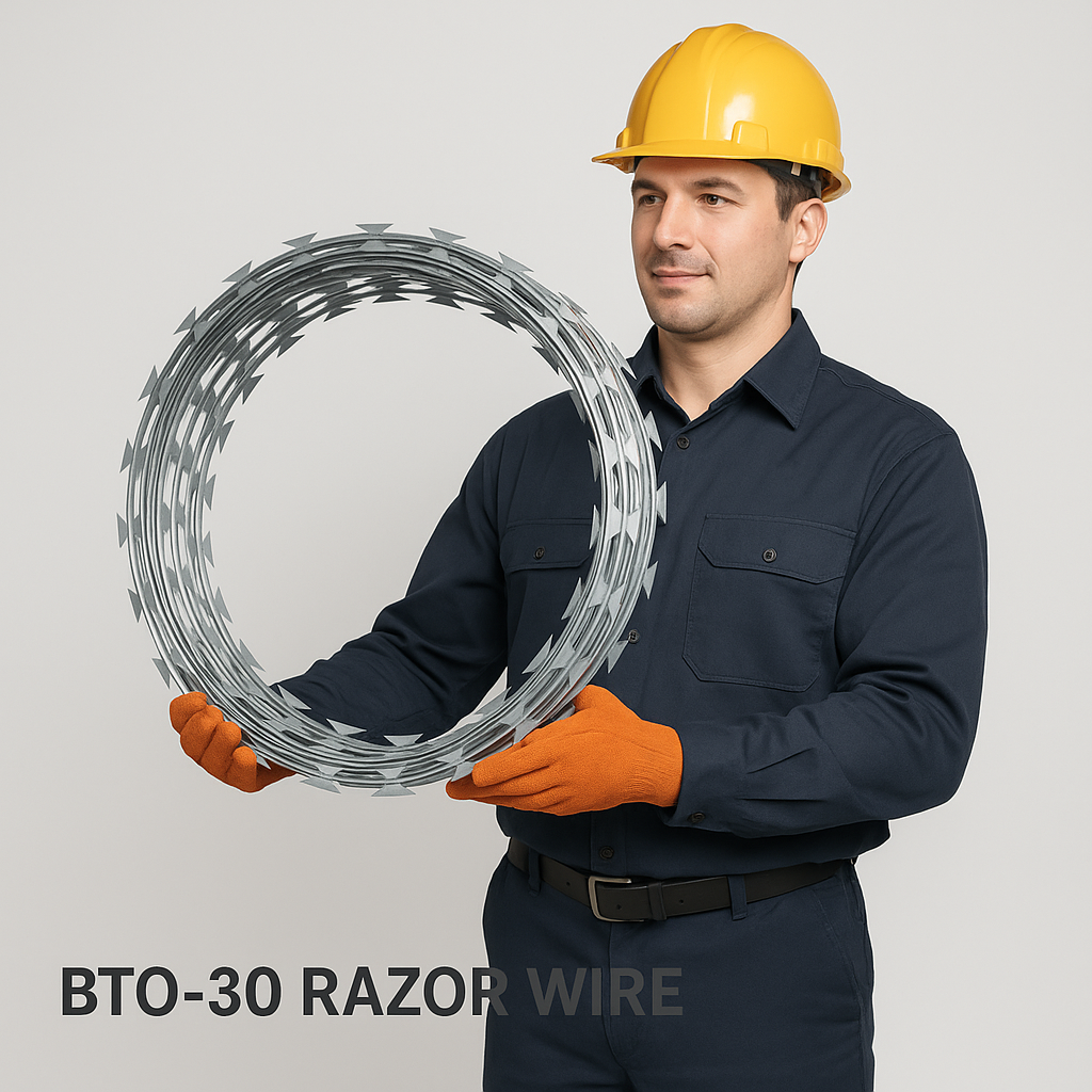 BTO 30 Razor Wire – 30mm Blade, 450-980mm Coil, 2.5mm Core Wire | BMP