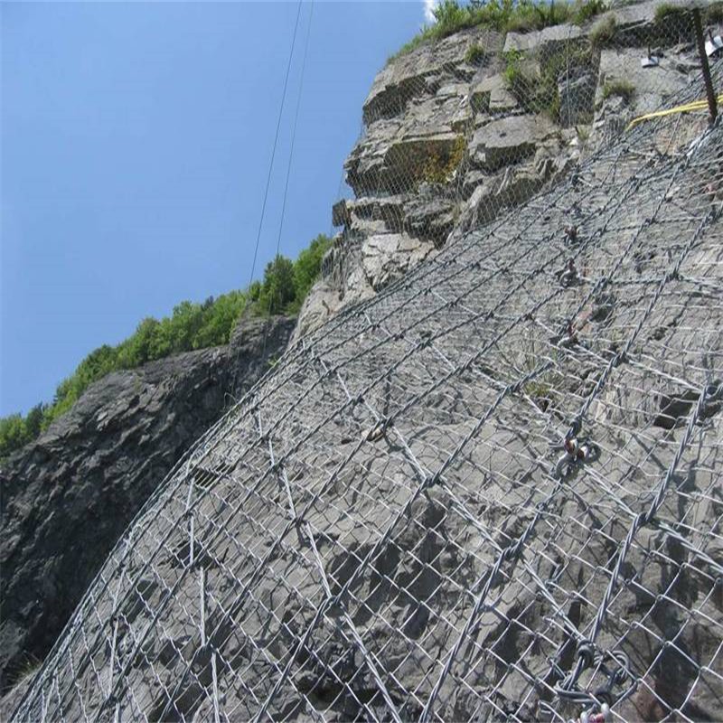 Spider Spiral Rope Mesh – 3mm Wire, 1770 N/m² Strength | BMP Slope Protection